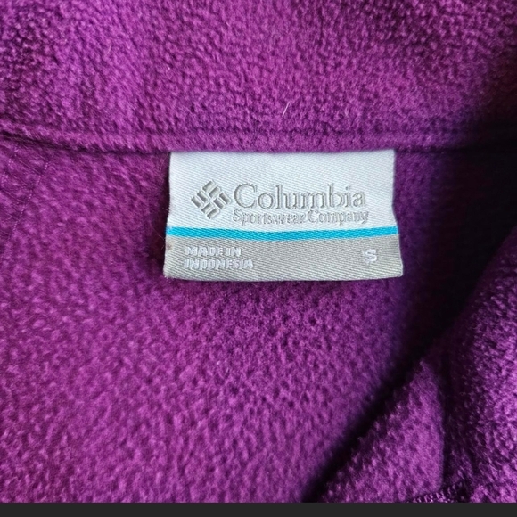 Columbia Rich Purple Fleece Outerwear - Picture 2 of 4